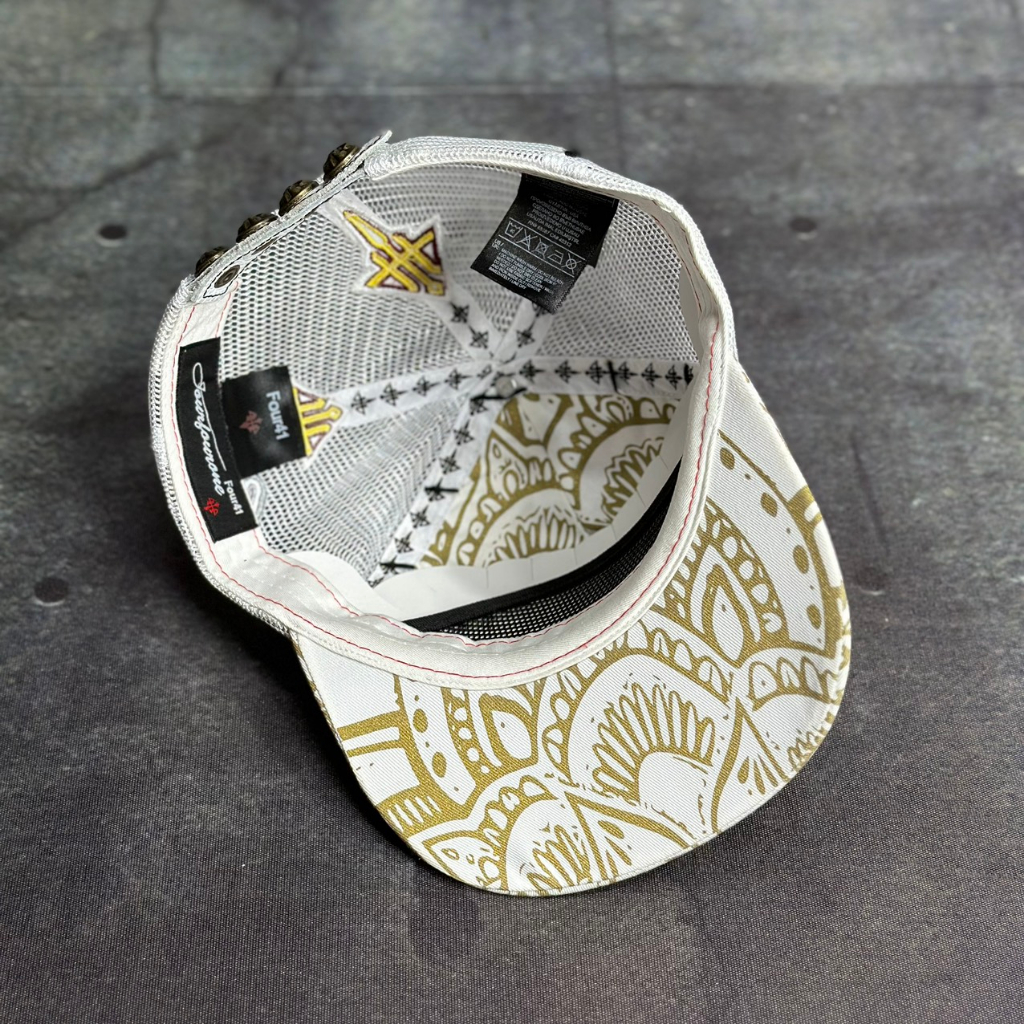 Nón kết four 441 Mũ ông địa thêu hình đức mẹ