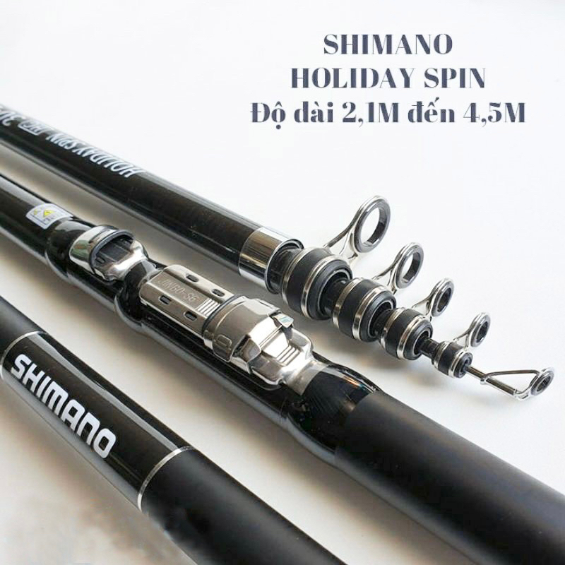 Cần rút SHIMANO HOLIDAY SPIN chuyên lục đầu cần, lure