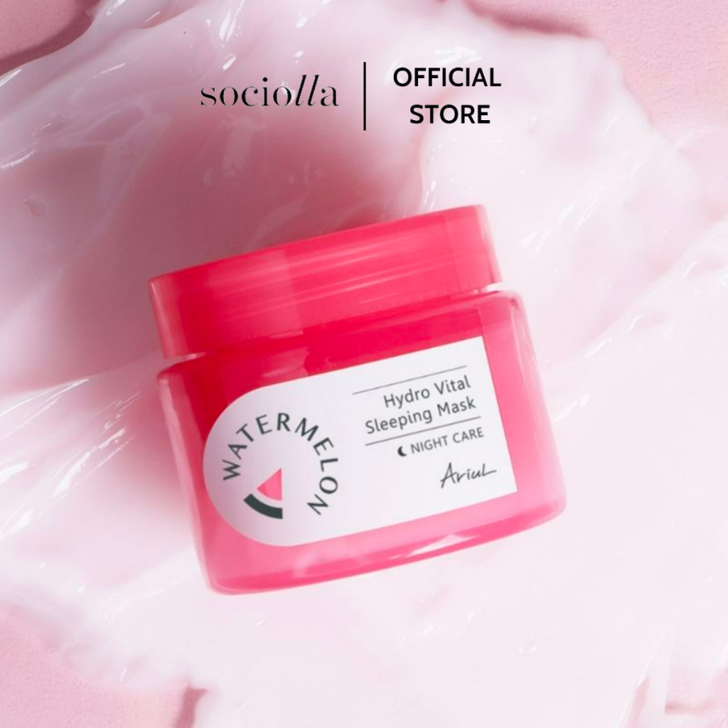 Mặt Nạ Ngủ Làm Dịu Và Cấp Ẩm Chiết Xuất Dưa Hấu Ariul Hydro Vital Sleeping Mask 80gr
