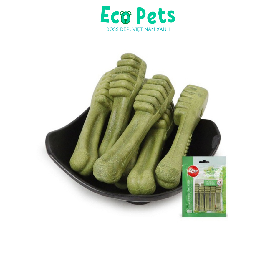 Thức ăn chó mèo xương Orgo ECOPETS làm sạch răng cho chó