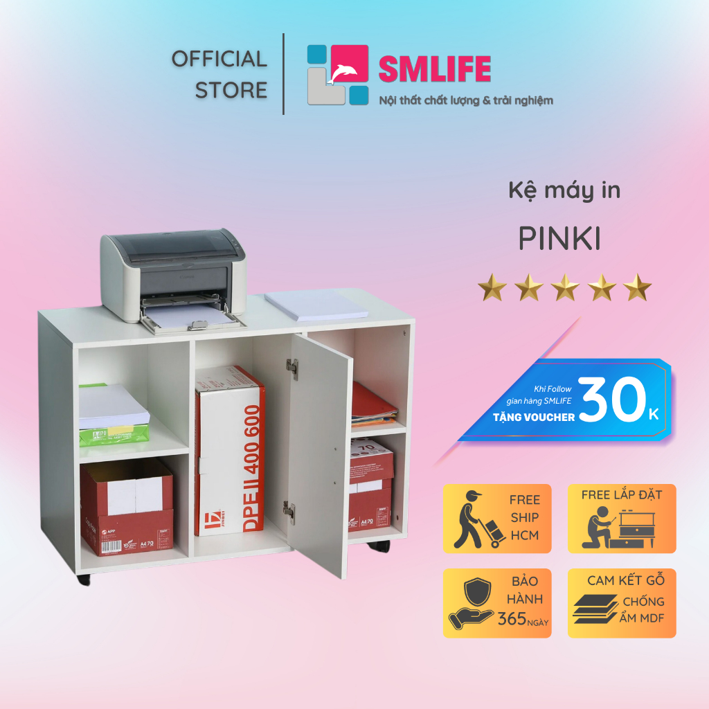 Kệ để máy in SMLIFE Pinki