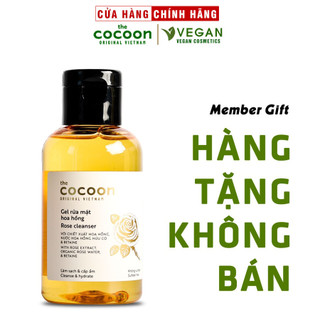 Gel rửa mặt hoa hồng cocoon 140ml