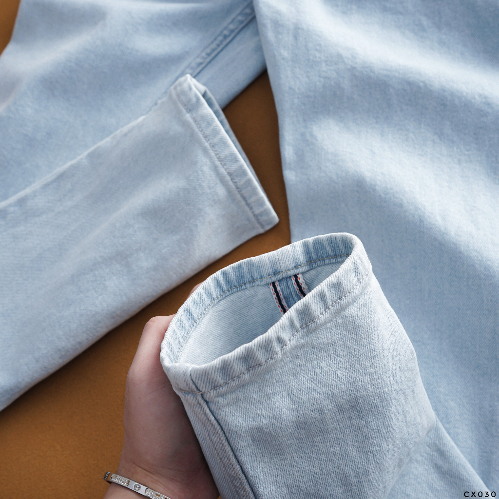 Quần jeans dài nam, quần bò nam chất jean dày dặn kết hợp sợi rayon cao cấp, mặc siêu êm CX030