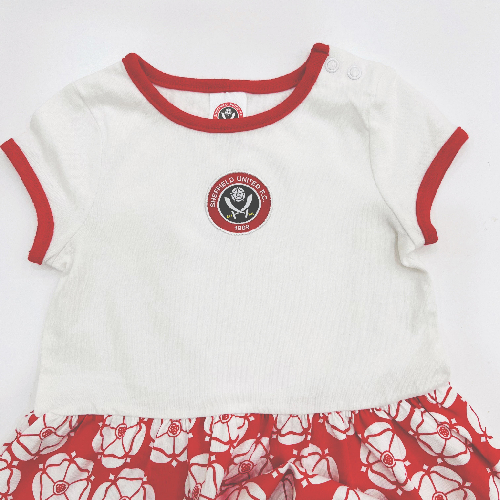 Váy bé gái mùa hè xuất dư ngắn tay cổ tròn đồng phục bóng đá 6-9 tháng  đầm xuất dư bé gái váy đầm trẻ em