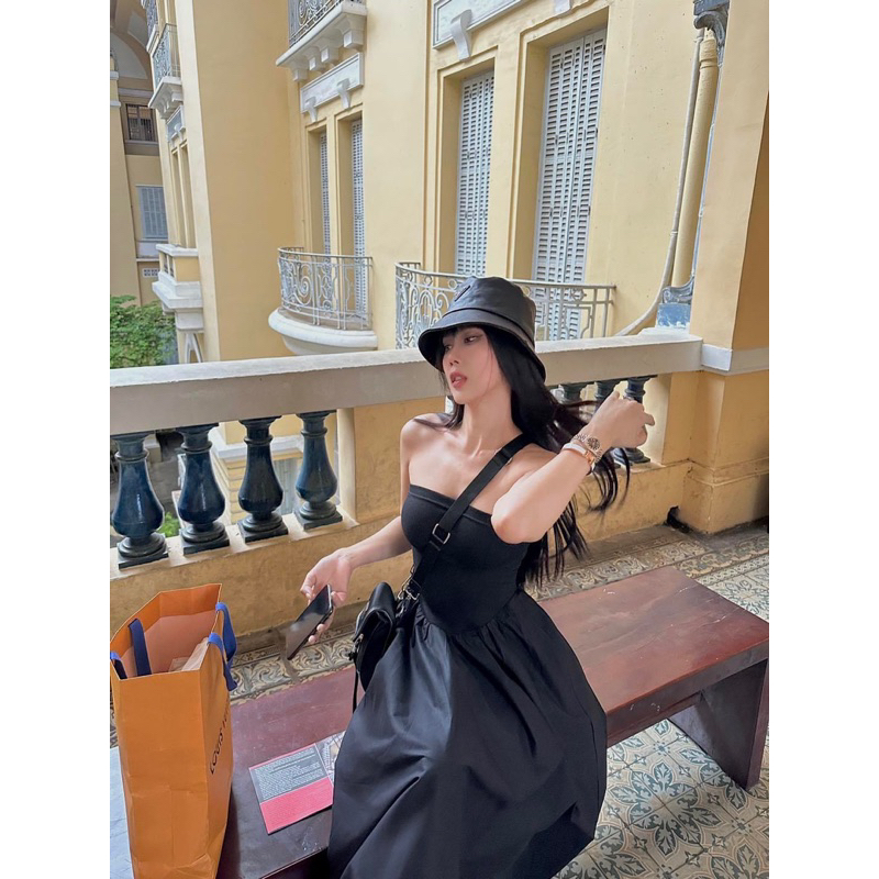 Đầm ống cúp ngực xoè dài - CarotShop