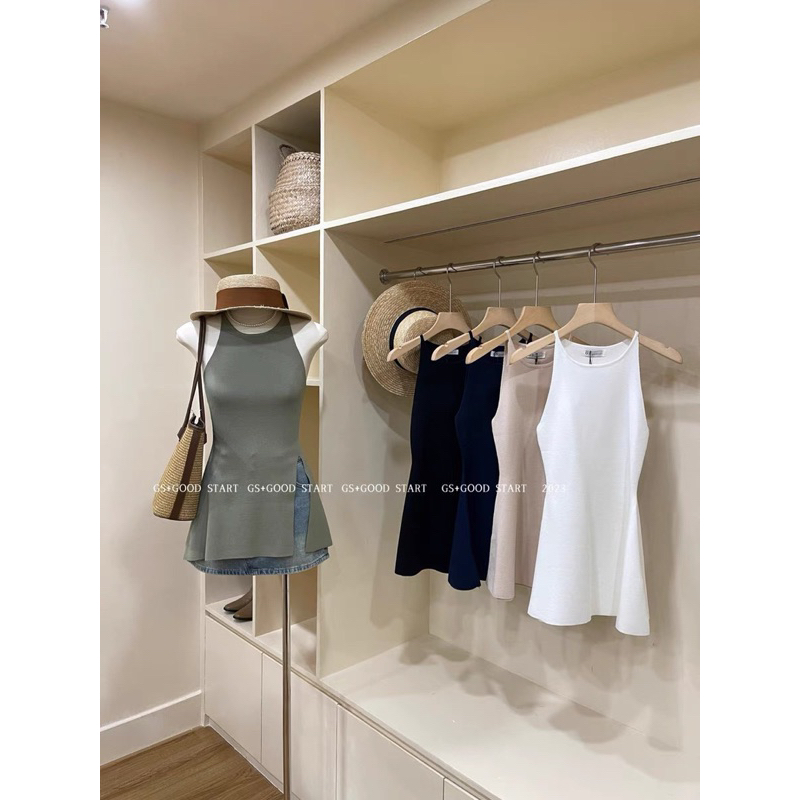 [NEW]ÁO LEN Mongtoghi CỔ YẾM XẺ TÀ HÀNG QUẢNG CHÂU siêu xinh