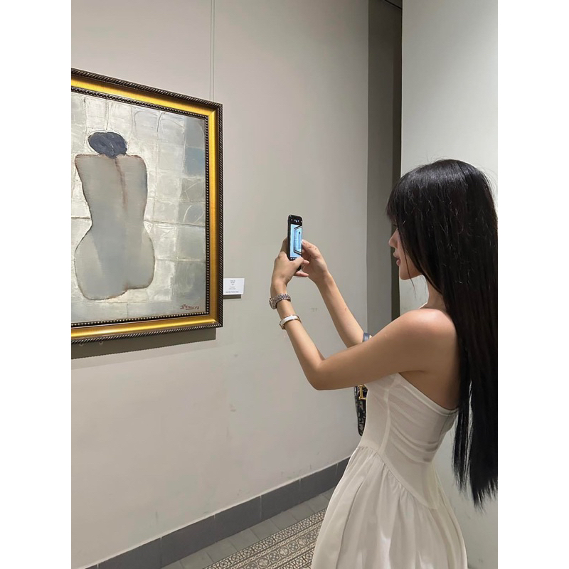 Đầm ống cúp ngực xoè dài - CarotShop