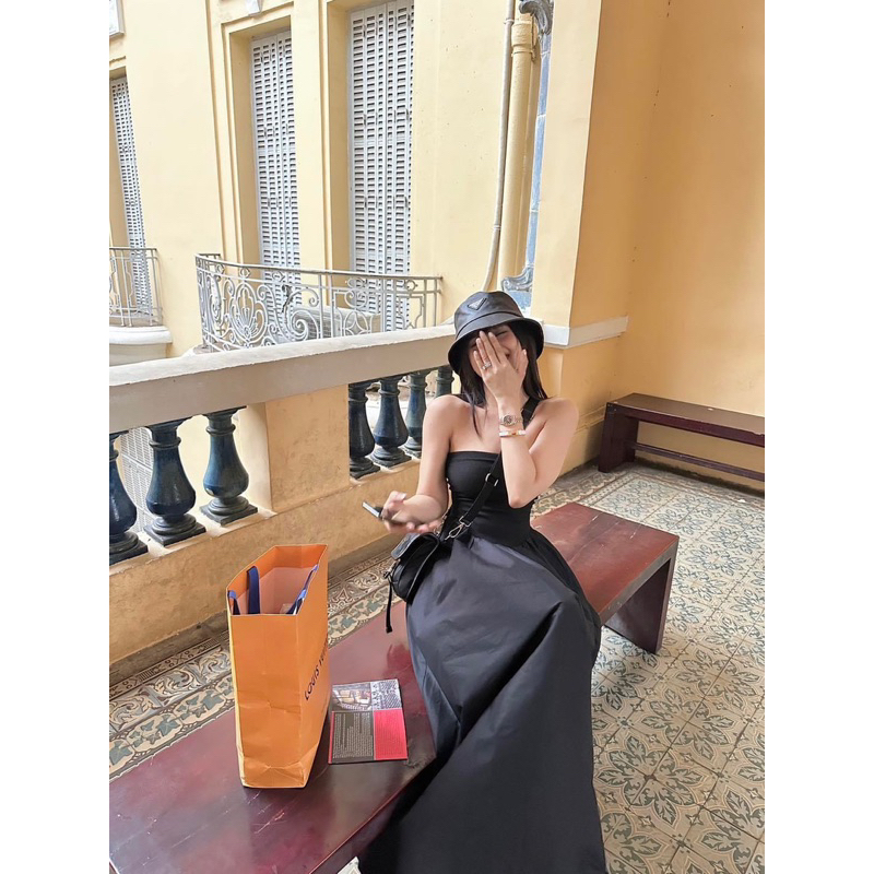 Đầm ống cúp ngực xoè dài - CarotShop