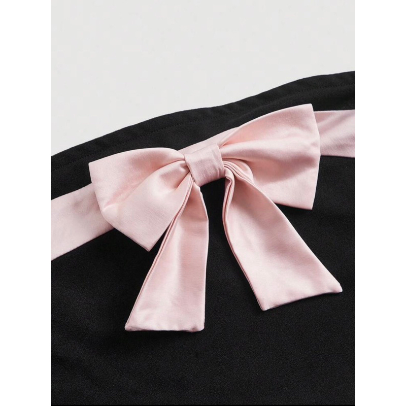 Áo ống croptop thắt nơ