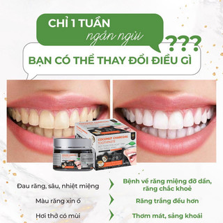 Bột đánh trắng răng than dừa