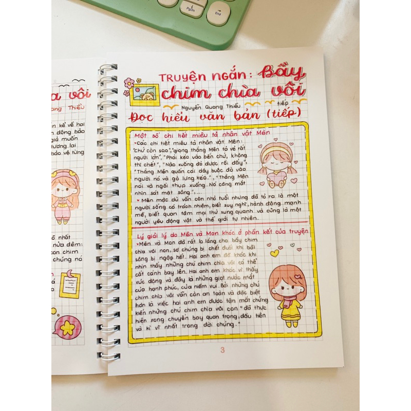 Sổ tay takenote Văn 7  - Chương trình mới