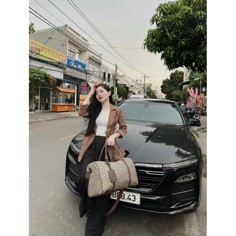 Túi du lịch, túi du lịch thời trang nam nữ , làm túi thể thao cũng thích hợp, hoạ tiết logo ,phù hợp công tác, du lịch