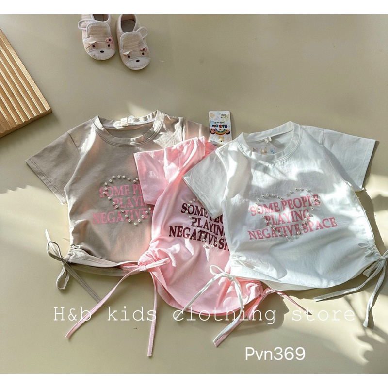 Bán giá sỉ: áo cotton tàu rút eo đính ngọc siêu đẹp bé gái 8-28kg