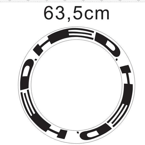 Tem Decal dán vành cho xe đạp Hed/ zipp