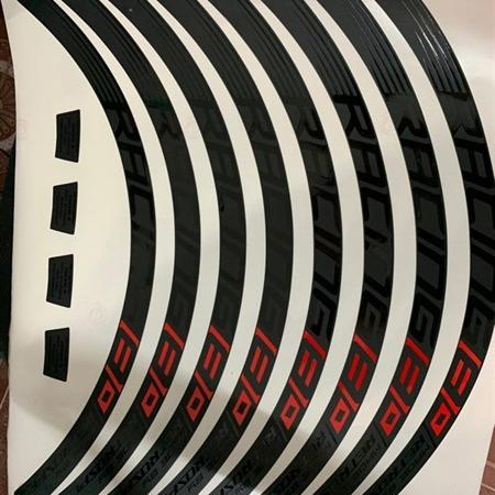 Tem Decal dán vành cho xe đạp Hed/ zipp