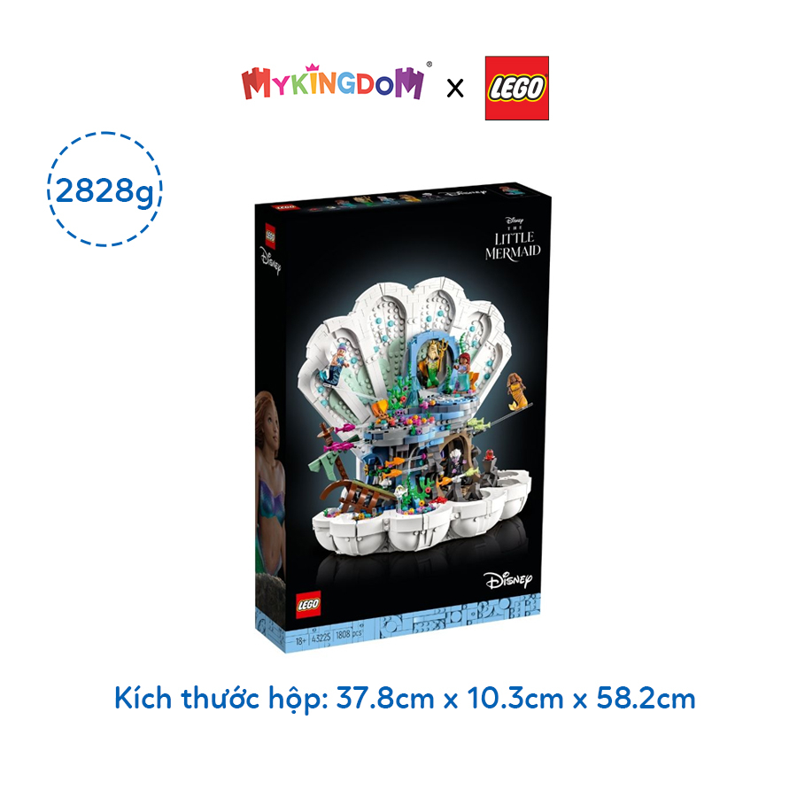 Đồ Chơi Lắp Ráp Vỏ Sò Hoàng Gia Của Nàng Tiên Cá  LEGO ADULTS 43225