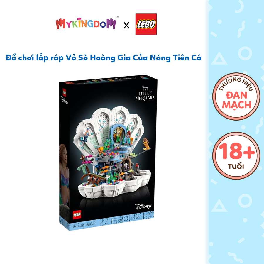Đồ Chơi Lắp Ráp Vỏ Sò Hoàng Gia Của Nàng Tiên Cá  LEGO ADULTS 43225