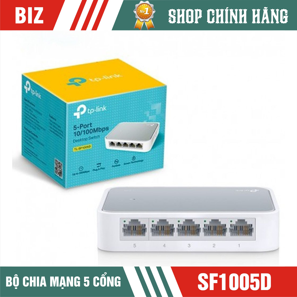 Bộ chia mạng TP-LINK 8 cổng / 5 Cổng (Switch 8 port) - Hàng chính hãng Bảo hàng 12 tháng