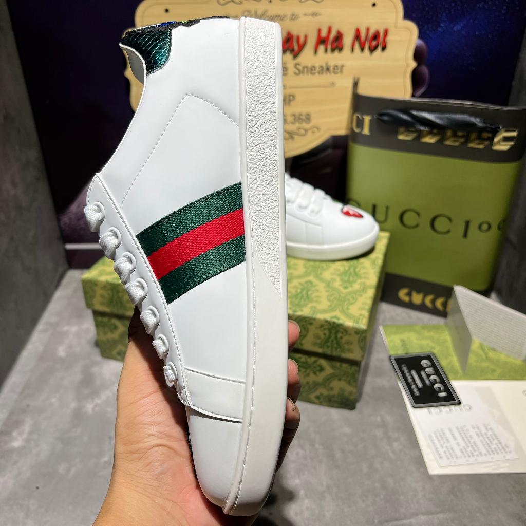 GIÀY THỂ THAO SNEAKER GUCC.I HOA HỒNG QUẢNG CHÂU FULL PK
