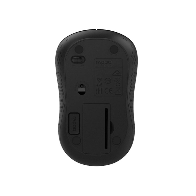 Chuột máy tính không dây RAPOO M20 Black tiết kiệm pin - Hàng chính hãng - Bảo hành 24 tháng
