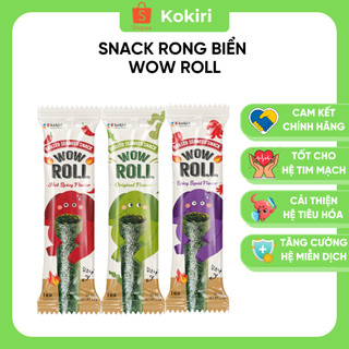 Giảm 56% - Snack Rong biển Con Voi Wow Roll 2.5g/gói - Date 31/07//2024