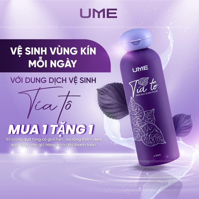 Ume Tía Tô - Dung Dịch Vệ Sinh Tía Tô Ume