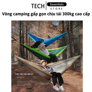 Võng du lịch dã ngoại bản cao cấp chịu tải 250kg,võng dã ngoại gấp gọn siêu nhẹ nội địa Trung Quốc,võng camping cắm trại