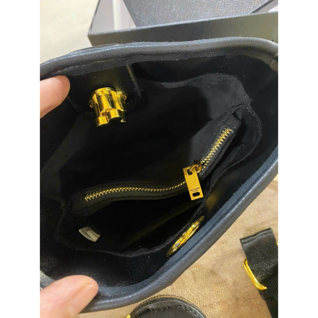 Túi ysl dáng chậu kèm ví - Shop Lynh