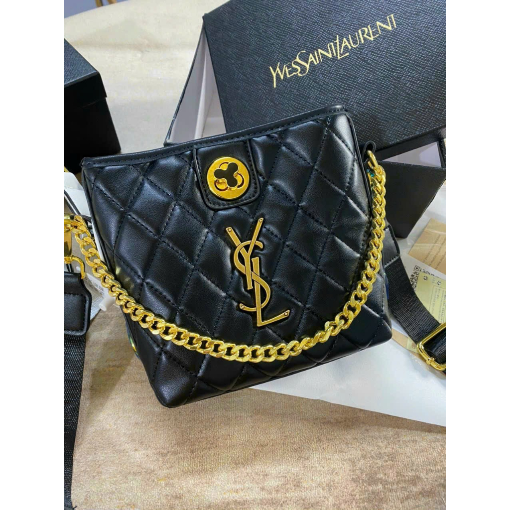 Túi ysl dáng chậu kèm ví - Shop Lynh