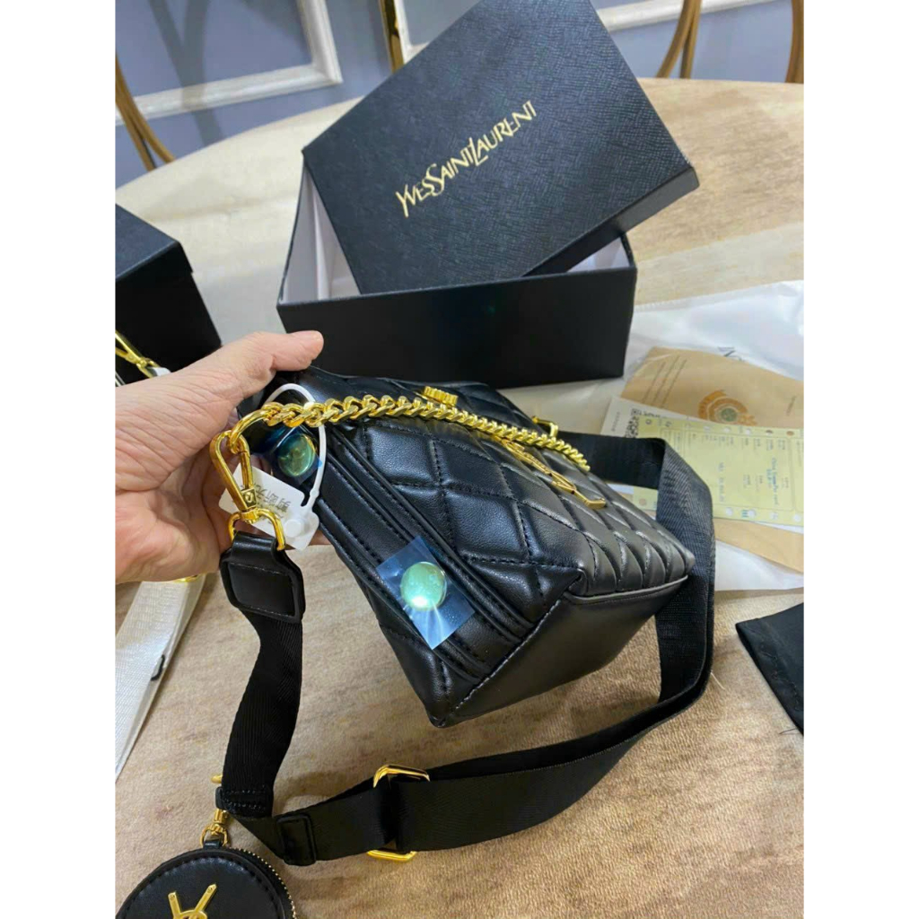 Túi ysl dáng chậu kèm ví - Shop Lynh