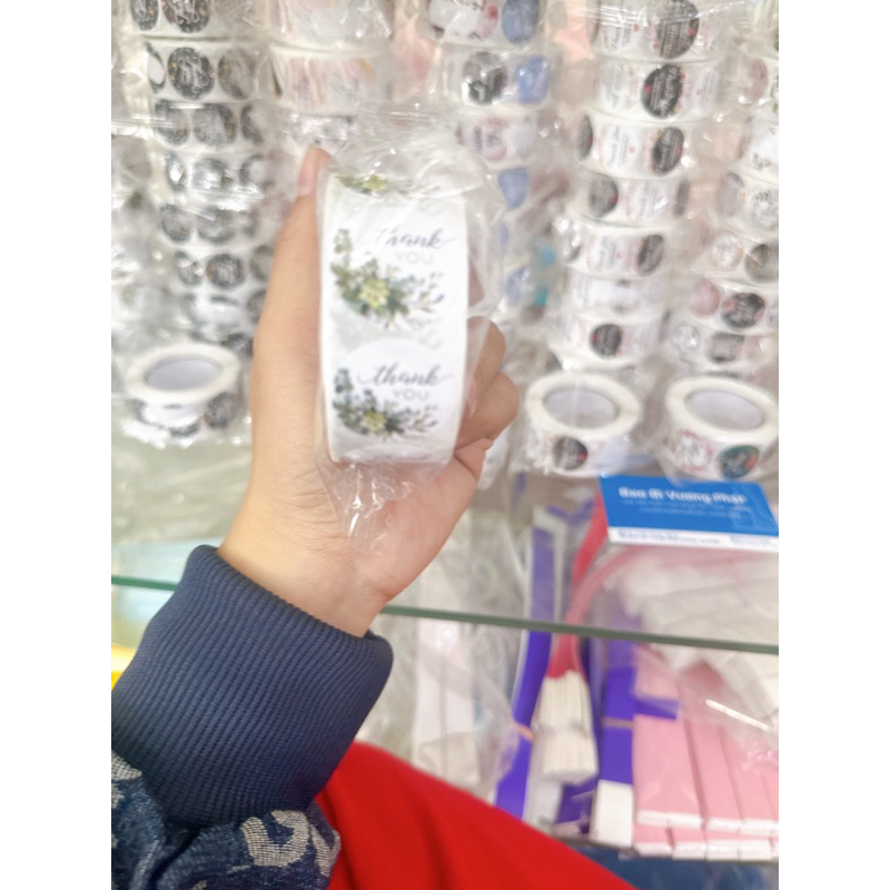 Set 500 Tem Thank You - Sticker Cám ơn niêm phong hàng