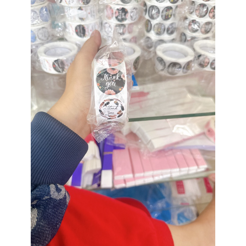 Set 500 Tem Thank You - Sticker Cám ơn niêm phong hàng