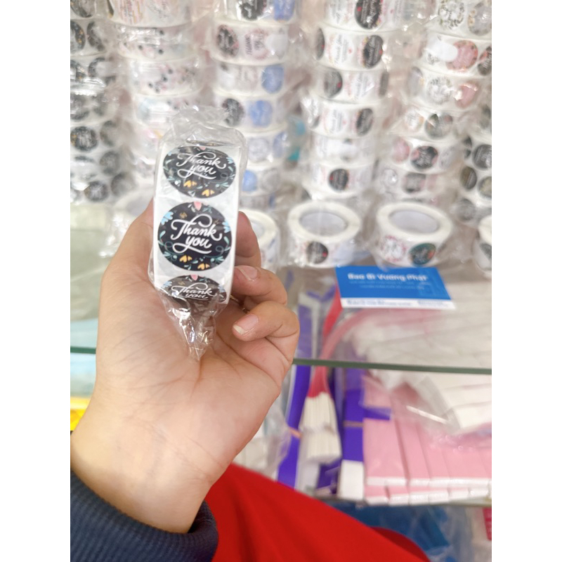 Set 500 Tem Thank You - Sticker Cám ơn niêm phong hàng