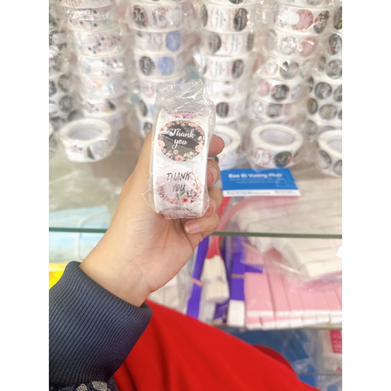 Set 500 Tem Thank You - Sticker Cám ơn niêm phong hàng