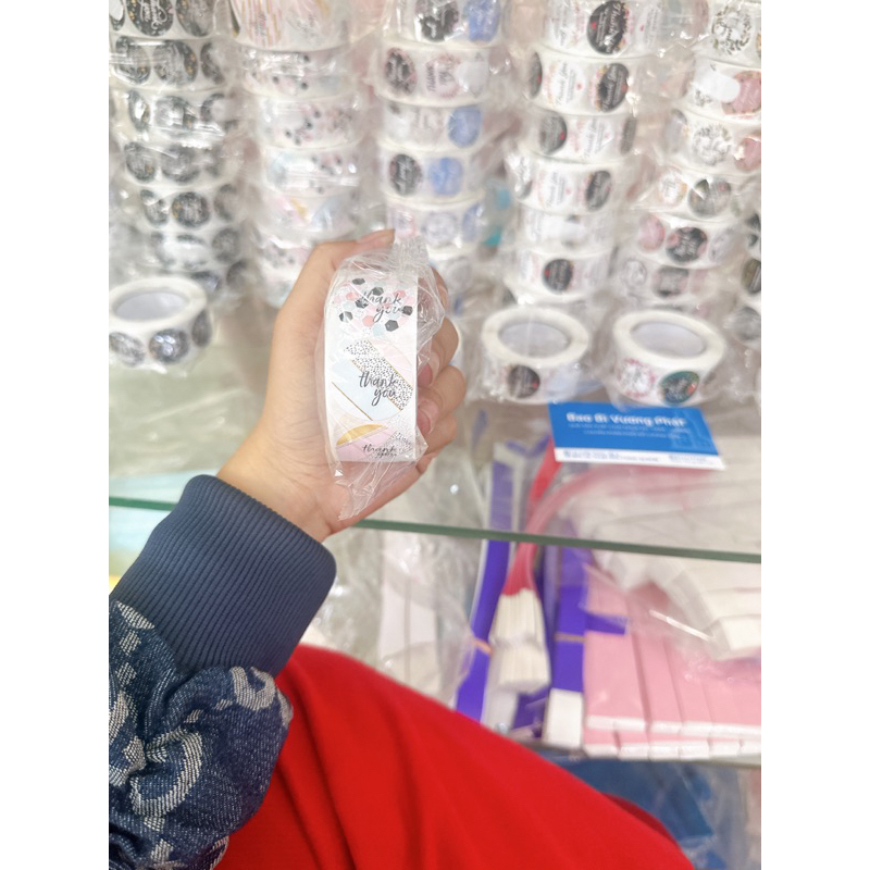 Set 500 Tem Thank You - Sticker Cám ơn niêm phong hàng