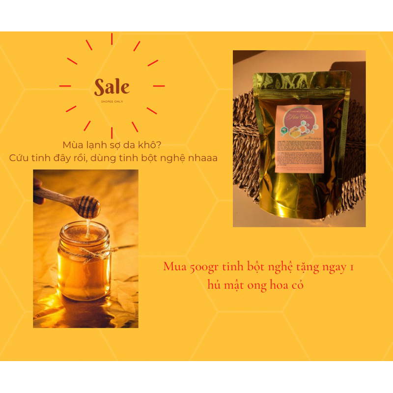 Tinh bột nghệ giảm thâm nám Sạp bà đẻ Hai Thảo