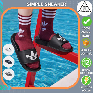 Dép Adidas Lite 3 Lá Chính Hãng 🔴SIMPLE SNEAKER🔴 Adidas Adilette Lite Chống Nước Êm Nhẹ Dép Quai Ngang Thời Trang Nam Nữ