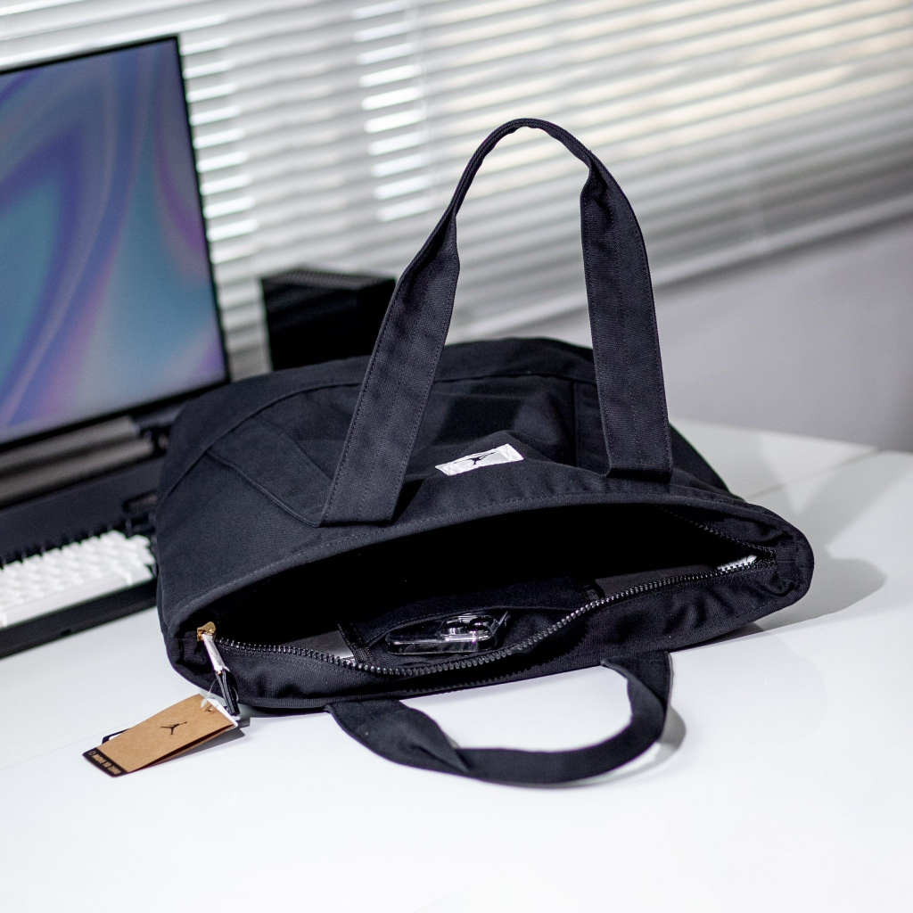 Túi tote thời trang nam nữ Jordan Vải Canvas Chính Hãng Xuất Nhật túi có ngăn phụ bên trong thời trang phong cách
