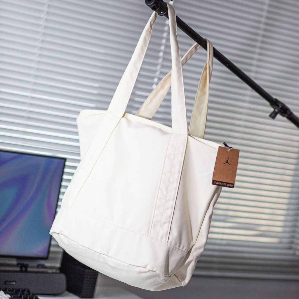 Túi tote thời trang nam nữ Jordan Vải Canvas Chính Hãng Xuất Nhật túi có ngăn phụ bên trong thời trang phong cách