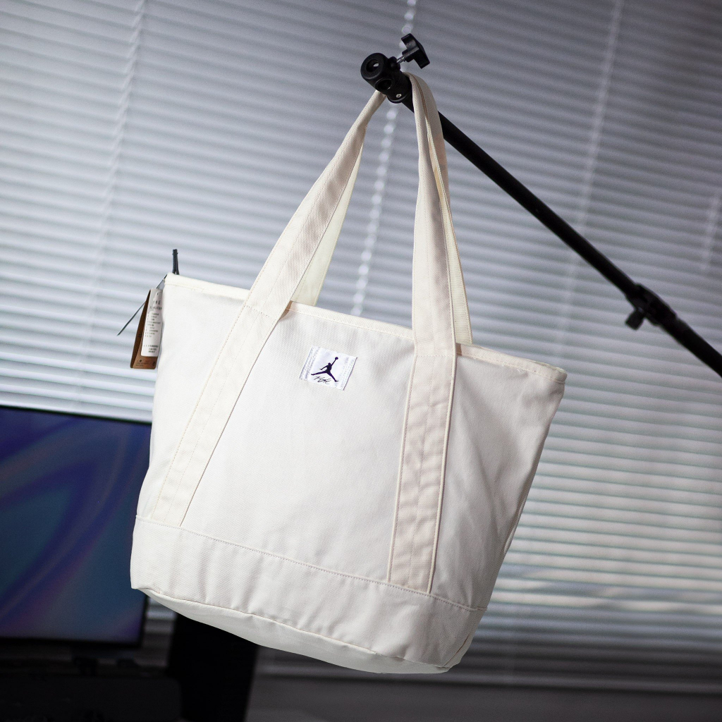Túi tote thời trang nam nữ Jordan Vải Canvas Chính Hãng Xuất Nhật túi có ngăn phụ bên trong thời trang phong cách