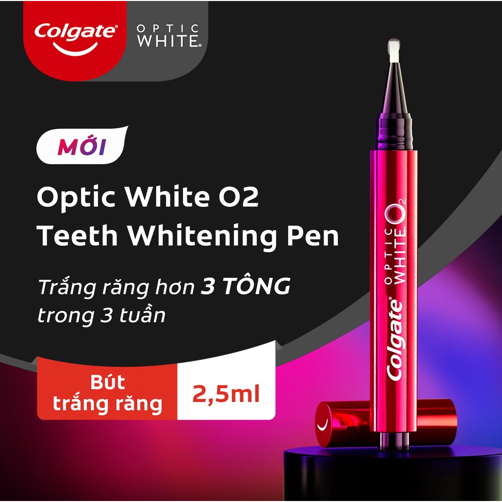 [HB Gift] Combo Bút làm trắng răng Colgate Optic White O2 2,5ML và vé xem phim CGV