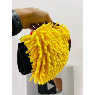Bao Tay Rửa Xe 3 Trong 1.Bao găng tay rửa xe sợi microfiber chuyên dùng lau rửa xe hơi,xe máy ô tô, gia dụng