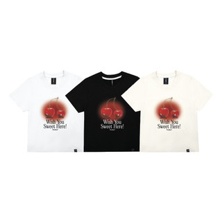 Áo thun nữ baby tee pradies cherries