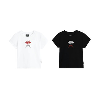 Áo thun nữ baby tee pradies bow