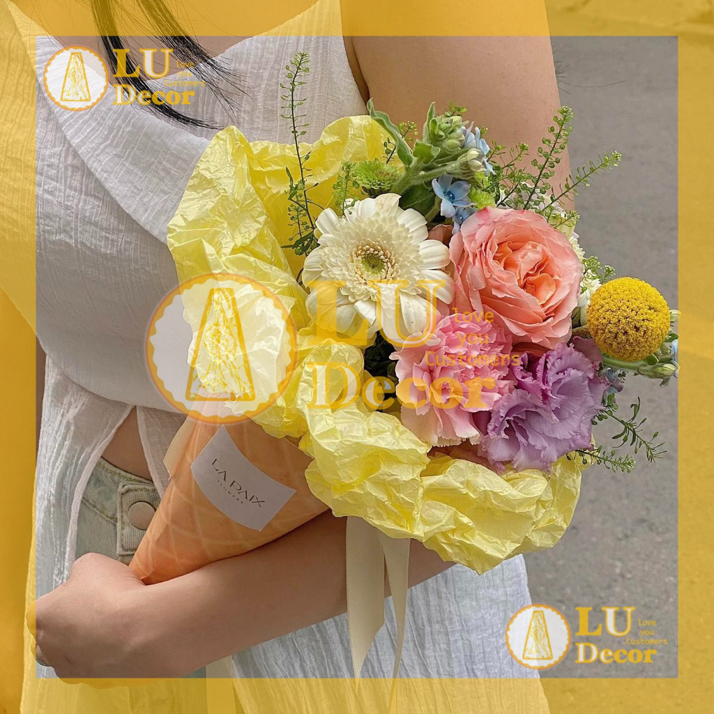 Giấy nến nhũ ngọc trai | LU Decor