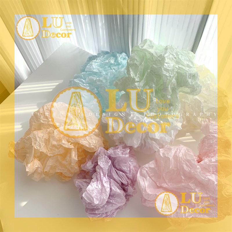 Giấy nến nhũ ngọc trai | LU Decor