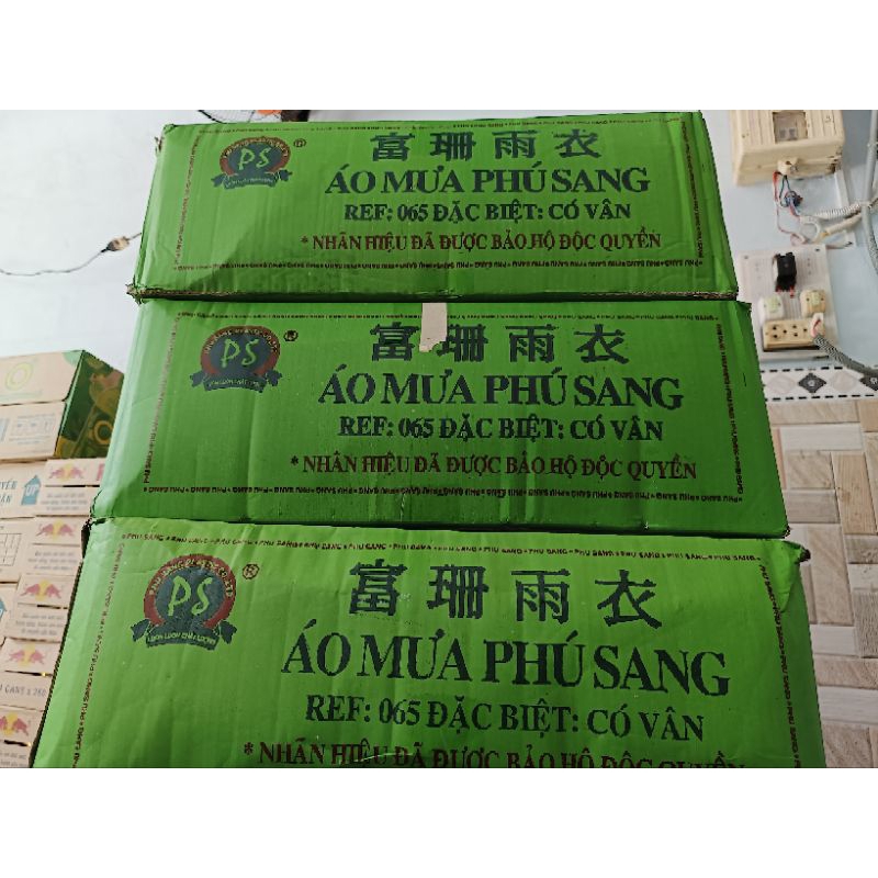 ComBo 10 Áo Mưa Bịch Phú Sang Cao Cấp Loại 1 - Dày Dai Dùng Được Nhiều Lần