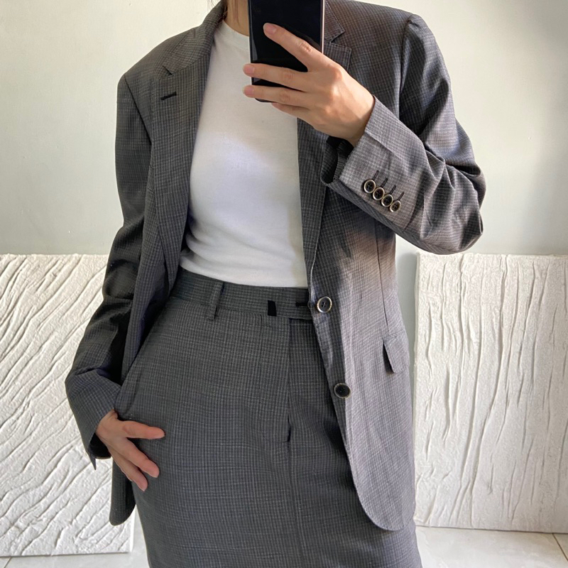 Set Váy dài + blazer