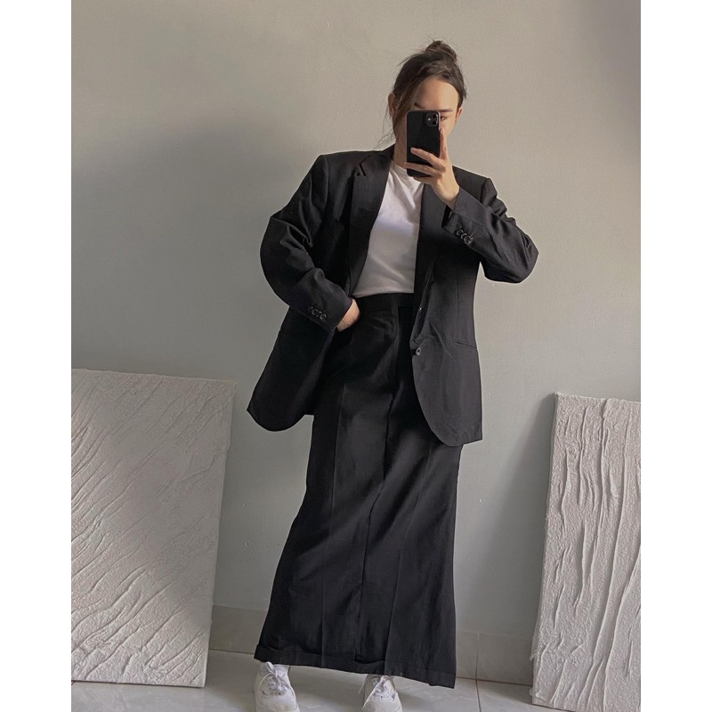 Set Váy dài + blazer