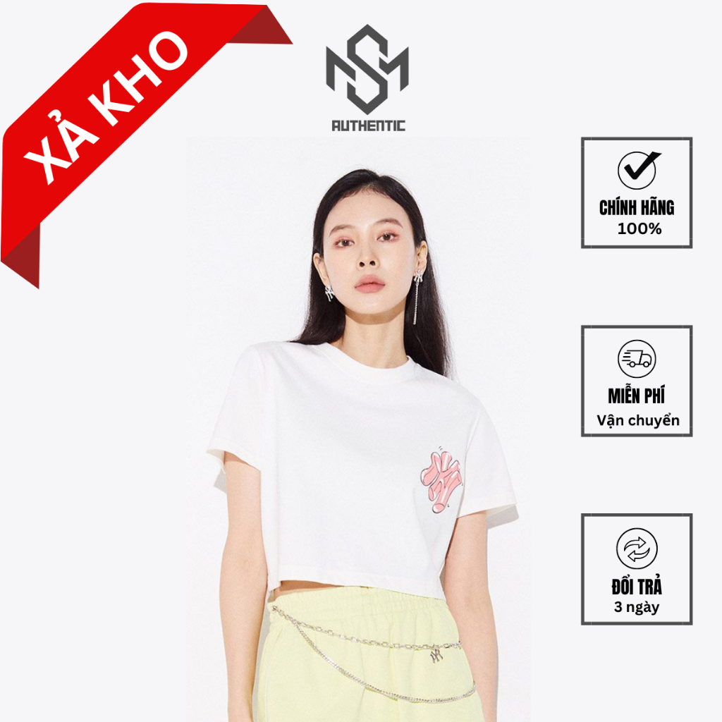 Áo croptop MLB chính hãng Hàn Quốc nhiều mẫu đẹp - áo thun ba lỗ nam nữ phố đồ cá tính form rộng